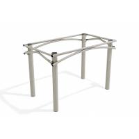 Base Mesa de Jantar Elba M004 s/ Tampo Níquel - Kappesberg - 1