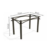 Base Mesa de Jantar Elba M004 s/ Tampo Níquel - Kappesberg - 3