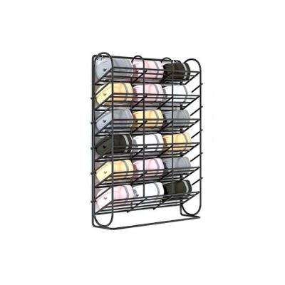 Organizador Aramado para Peças Íntimas 18 Compartimentos Metal para Closet Preto Top Rio Comercial