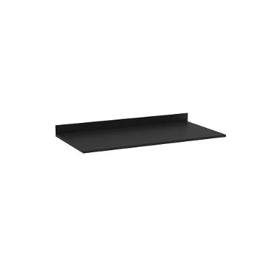 Tampo para Balcão de Cozinha com Rodapé Torfi G96 Mdp Bp 100cm Preto Gran Belo