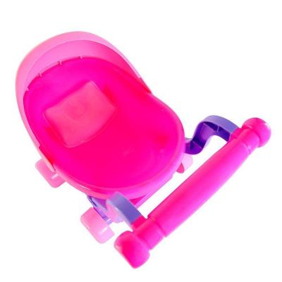 Carrinho para Bonecas Brinquedo Infantil Rosa em Polipropileno Bs Toys