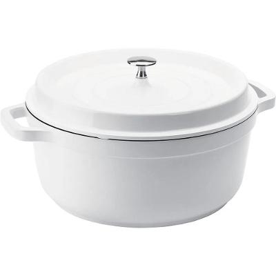 Caçarola 29,5cm Alumínio com Revestimento Cerâmica Branca 6,8L Hercules
