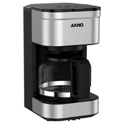 Cafeteira Elétrica Arno Preferita Inox 18 Xícaras Preta 220V
