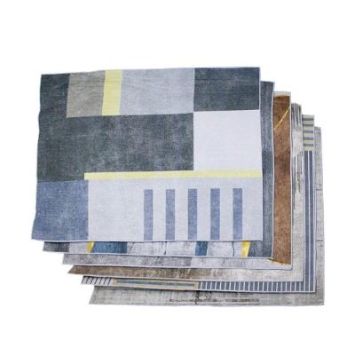 Tapete Premium Retangular 140x100cm Veludo Cristal Base Antiderrapante Clean Tech