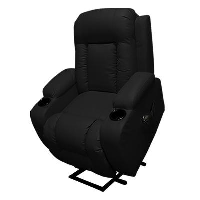 Poltrona do Papai Austin G31 com Elevação Lift Massagem Pu Preto Gran Belo