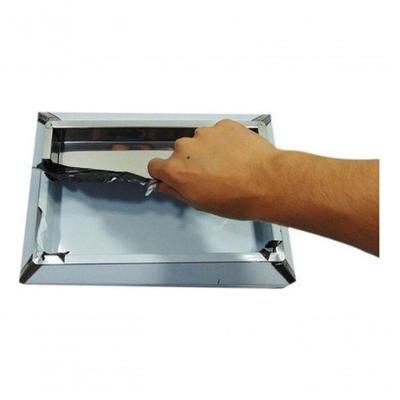 Kit 4 Cinzeiro de Chão em Aço Inox Marrom para Fumódromo Bituqueira