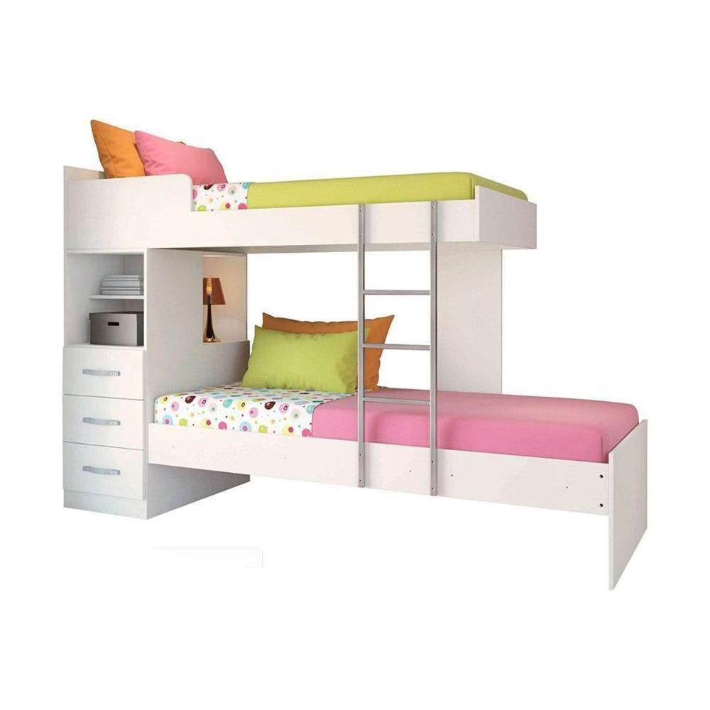 Beliche Havana Plus c/ 3 gavetas Branco - Santos Andirá - 1