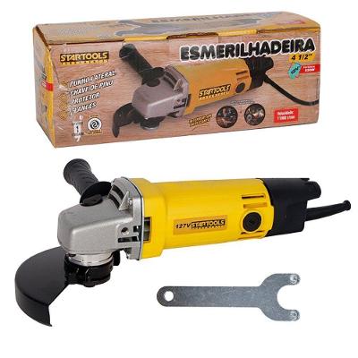 Esmerilhadeira 4 1-2 110V 650W para Corte e Desbaste em Metais e Concreto Startools