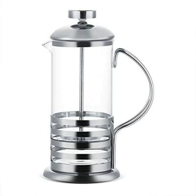 Cafeteira Francesa 1L 1000ml em Inox e Vidro com Filtro para Café Expresso Utibom