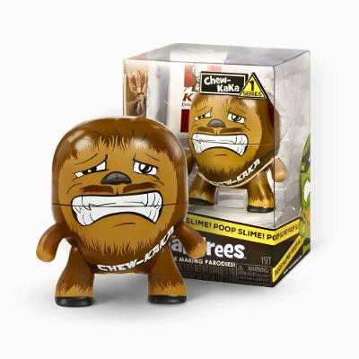 Boneco The Hangrees Poop Slime Chew-Kaka Paródia com Mecanismo de Slime Utibom