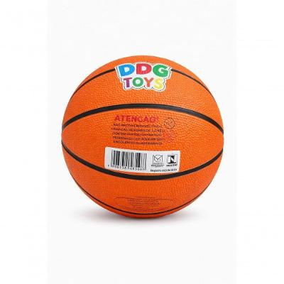 Bola de Basquete Infantil Texturizada para Esporte Laranja e Preto