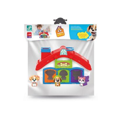 Brinquedo Casinha de Cachorro Interativa com Acessórios para Crianças Pequenas