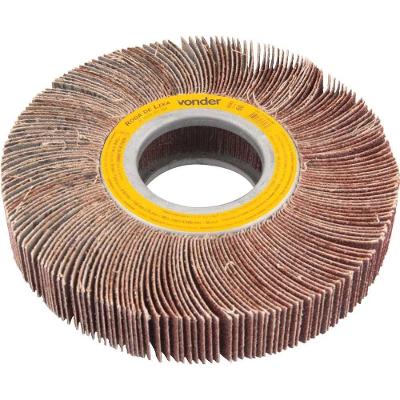 Roda de Lixa Abrasiva 150mm X 25mm sem Haste Grão 60 1271025060 Vonder