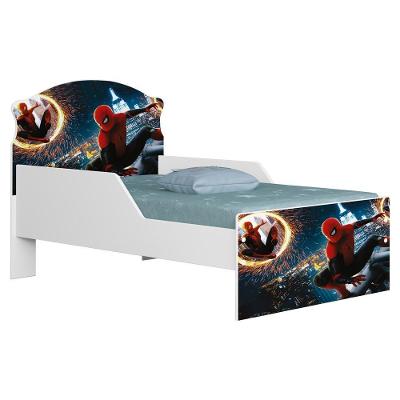 Mini Cama Infantil Lívia Mdf Vermelho com Grade Milani Movelaria