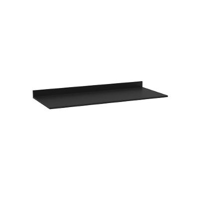 Tampo para Balcão de Cozinha com Rodapé Torfi G96 120cm Preto Gran Belo