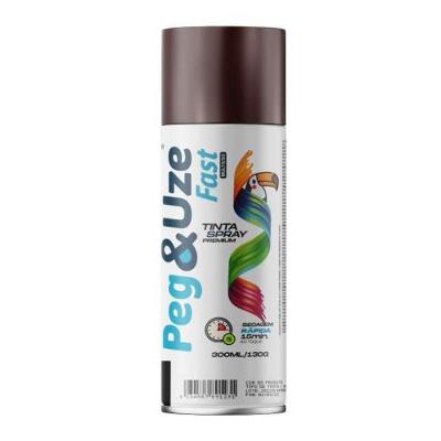 Spray Metálico para Pintura Peg & Uze Cobre 1 Spray para Artesanato e Decoração Chesiquímica