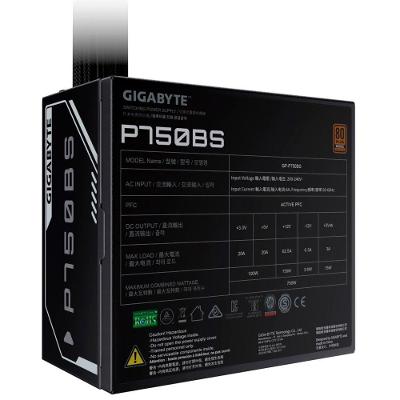 Fonte de Alimentação ATX GP-P750BS 750W 80 Plus Bronze Preto Gigabyte