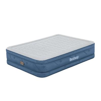 Colchão Inflável Casal Queen com Bomba Elétrica 110V Azul Bestway