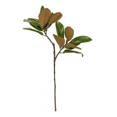 Planta Artificial Decorativa Haste de Camélia 75cm Verde para Vasos e Bases Decoromax