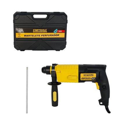Martelete Perfurador 110V 600W com Maleta para Concreto Alvenaria Madeira e Metal Startools