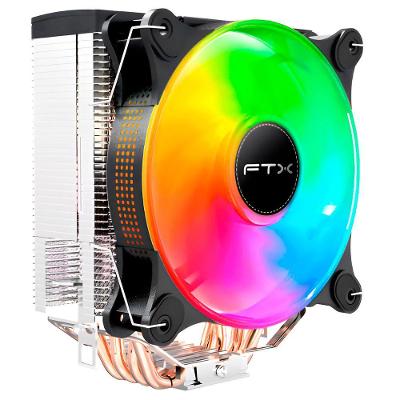 Cooler para Processador FTX FTXCC-421P ARGB 120mm Preto Gamer