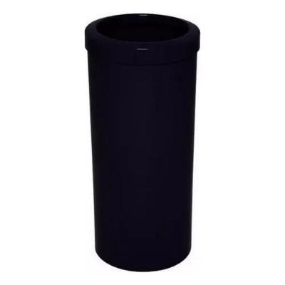 Kit 10 Lixeira Plástica com Aro 22L Polipropileno Variadas Preto Branco Amarelo Vermelho Laranja