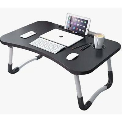 Mesa para Notebook Multifuncional Madeira e Metal Preto e Branco Top Rio Comercial