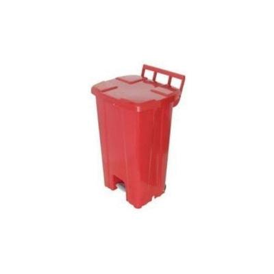 Lixeira Quadrada Plástica 100L com Roda sem Ped Jsn Higipack