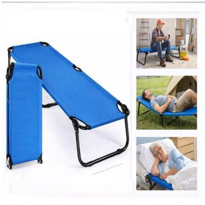 Cama Dobrável Portátil Solteiro para Camping Pesca Praia Militar Viagem Utibom