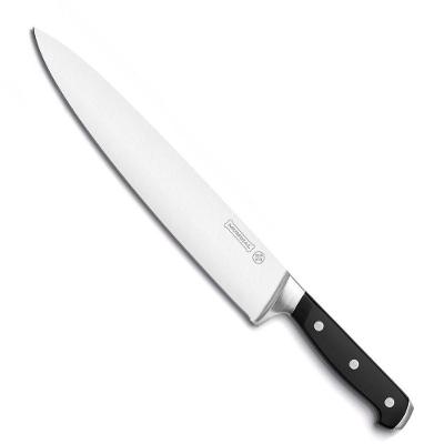 Faca de Carne Chef 10 Aço Inox com Cabo em Resina Termoplástica Preta Mundial