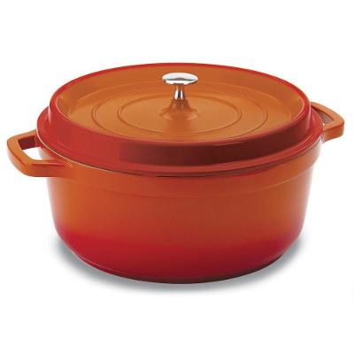 Caçarola Linha Studio Alumínio Fundido Antiaderente Cerâmico 6,8L Laranja Hercules