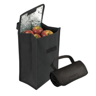Bolsa Térmica Dobrável para Alimentos 4,8L Tnt com Alumínio Isolado Preto Desembrulha