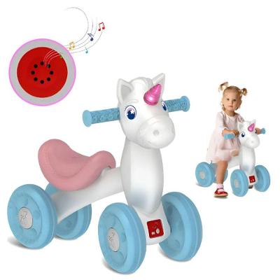 Baby Bike de Equilibrio Unicornio para Primeiros Passeios Brinquedos Bandeirante