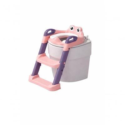 Assento Redutor Infantil para Vaso Sanitário com Escada Menina Rosa Top Rio Comercial