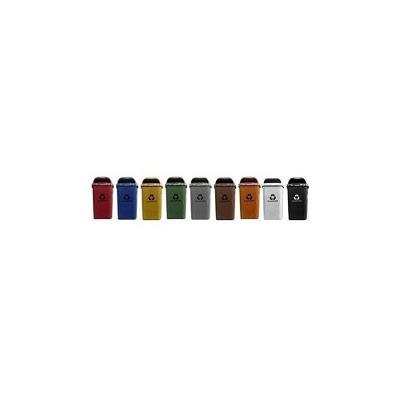 Lixeira Individual para Coleta Seletiva 50L Polipropileno Abertura Manual Higipack