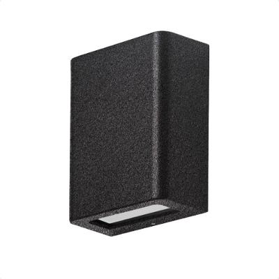 Arandela Fussen 1 Facho Parede 15W G9 Alumínio Preto Bivolt Blumenau Iluminação