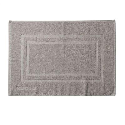 Toalha de Piso Grécia Algodão 50x70cm 1 Unidade Cinza Corttex