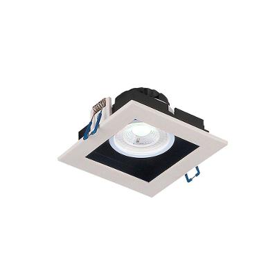 Kit 6 Spot de Embutir Quadrado Led 5W 6500K Branco Frio Bivolt Taschibra