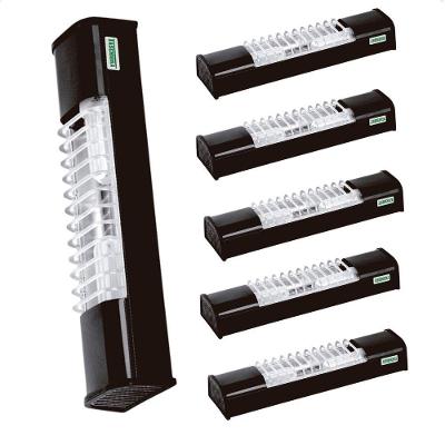 Kit 6 Luminárias de Sobrepor Compacta Ta7 2xe27 Bivolt Preto Taschibra