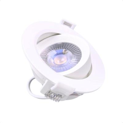 Kit 5 Spot de LED Embutir Alltop MR11 3W 3000K Amarelo Quente Branco Bivolt Taschibra