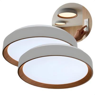 Kit 2 Plafon de LED Sobrepor Arbos 30W Temperatura Ajustável Branco Blumenau Iluminação