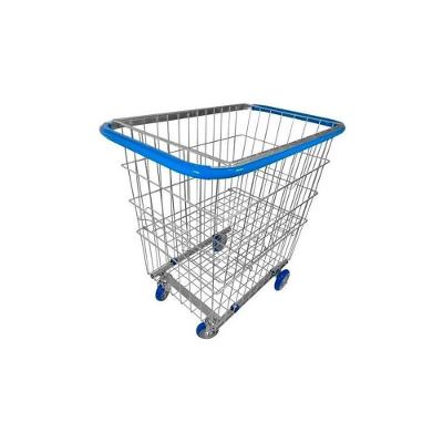 Kit 2 Carrinho para Condomínio 215L com Repartição Lateral em Aço Carbono Galvanizado
