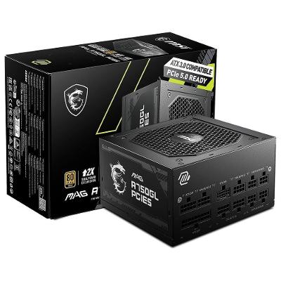 Fonte de Alimentação 750W 80 Plus Gold Mag A750gl Pcie5 Atx Modular Msi