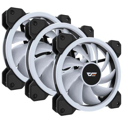Cooler para Gabinete Dr12 Rgb 120mm Kit 3 Unidades com Led Endereçável Aigo