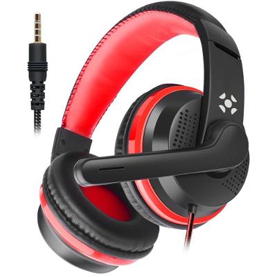 Headset Gamer Fortrek Spider Black P3 com Microfone Preto-vermelho