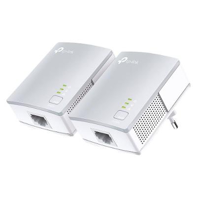 Extensor Powerline TL-PA4010 Kit Starter AV600 para Internet Rápida Pela Rede Elétrica TP-Link