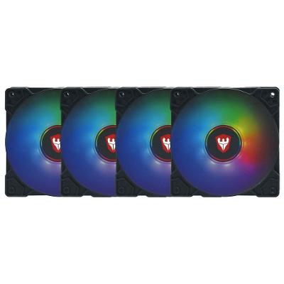 Cooler para Gabinete RGB-31K Kit com 4 120mm Iluminação RGB 1200 RPM Satellite