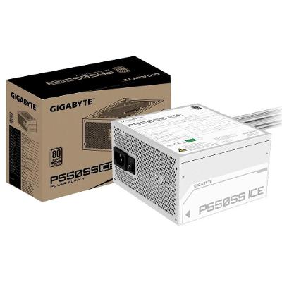 Fonte de Alimentação Atx 550W 80 Plus Silver Gp-p550ss Ice Não Modular Gigabyte