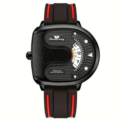 Relógio de Pulso Masculino Luxo Estilo Casual Mostrador Numerado Preto