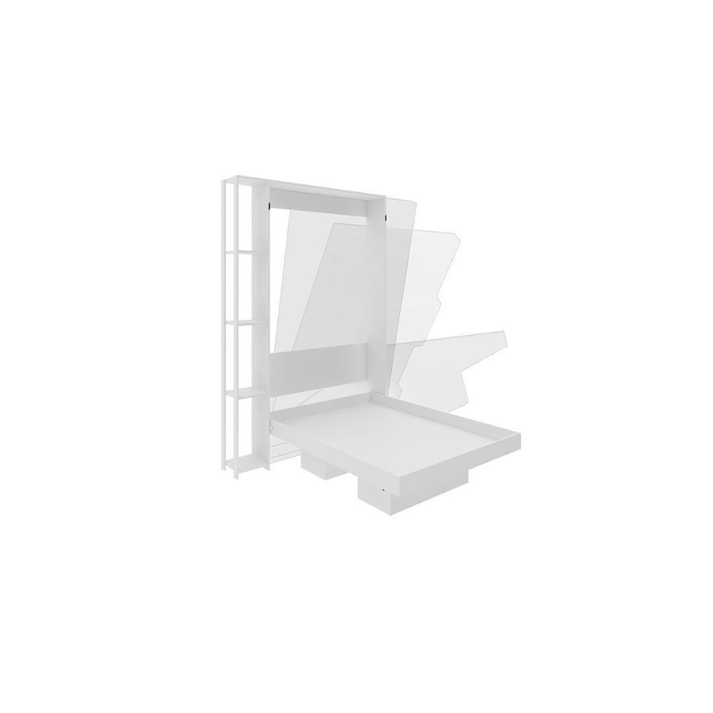 Cama Multifuncional Juvenil Solteiro Articulada Dobrável CM8013 Branco - Tecno Mobili - 2